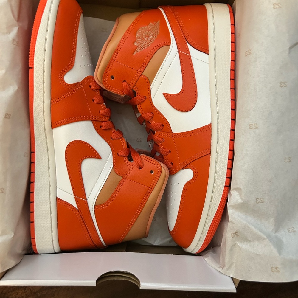 Women’s Air Jordan 1 Mid Sneakers Cosmic Clay